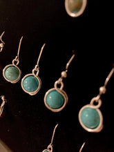 Load image into Gallery viewer, Turquoise Captured Dangles
